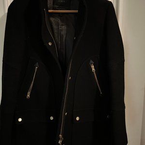 JCrew chateau parka in Italian stadium-cloth in Black size 4